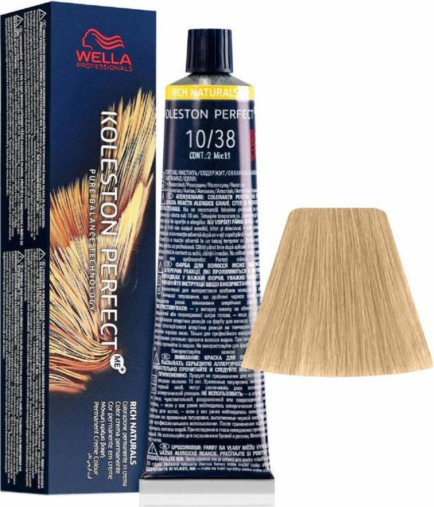 Actual product image Wella Koleston Perfect ME+ Rich Natural 10/38 60ml (10/38)