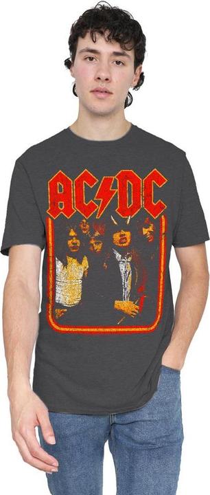 Actual product image AC/DC Unisex Adult Group Distressed T-Shirt (S)