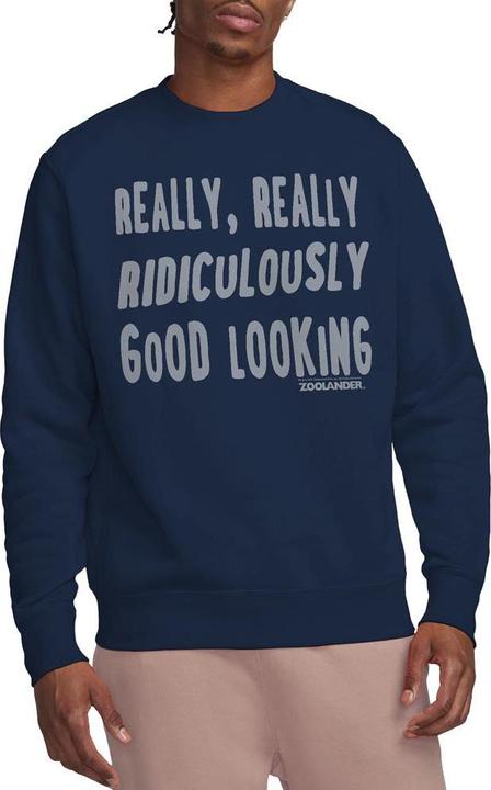 Actual product image Zoolander Unisex Adult Derek Sweatshirt (L)