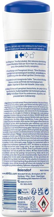 Valori nutrizionali e ingredienti NIVEA Blooming Garden Spray (Getto vaporizzato, 150 ml)
