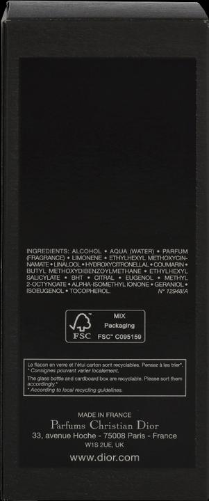 Actual product image Dior Fahrenheit (Eau de toilette, 50 ml)