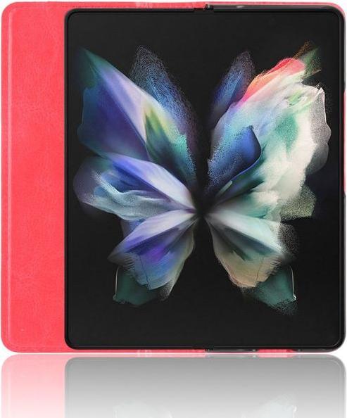 Produktbild MU Classic Retro Leder Bookcover Hülle (Samsung Galaxy Z Fold3)