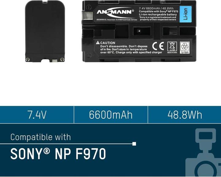 Produktbild Ansmann A-Son NP-F970 (Akku)