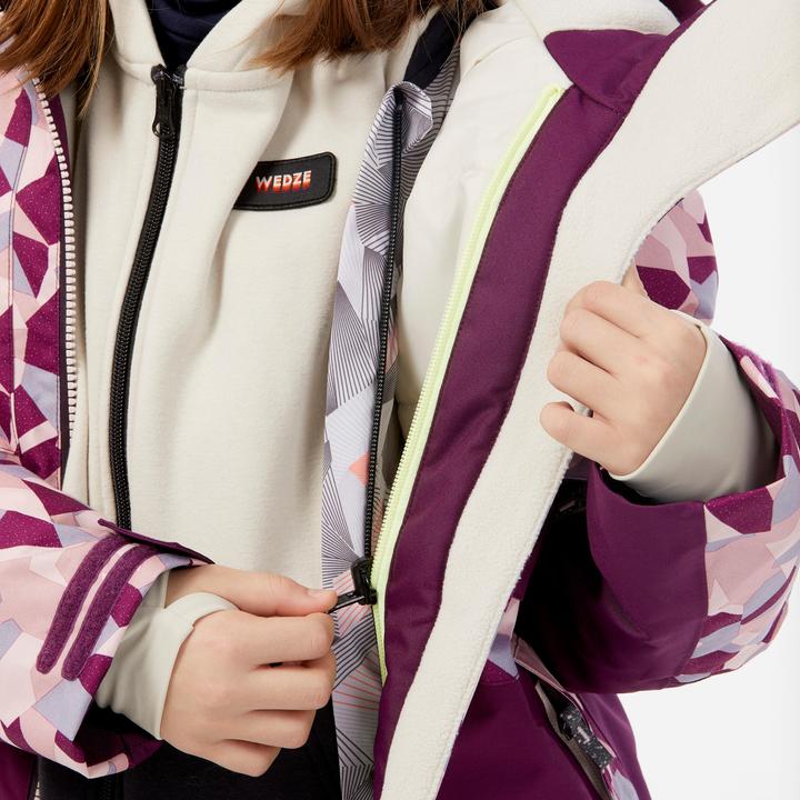 Produktbild Wedze Snowboardjacke Kinder - SNB 500 Camouflage lila (146)