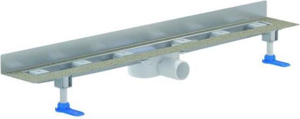Actual product image Dallmer Shower channel CERALINE NANO W, DN 50 lateral, bra 68mm, length 700 mm (1050 mm)