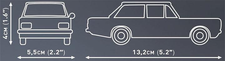 Image du produit Cobi Youngtimer 24598 - Opel Rekord C 1900 L, kit de construction, 1:35, 134 pièces