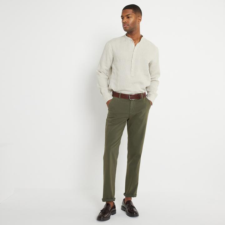 Actual product image La Redoute Collections Stand-up collar shirt (S)