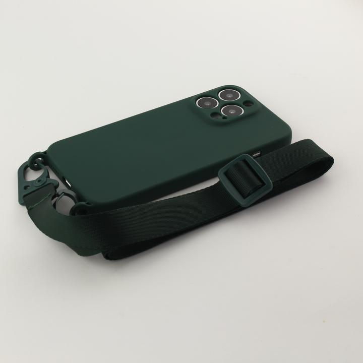 Actual product image PhoneLook Coque Silicone avec lanière et crochet (Apple iPhone 13 Pro Max)