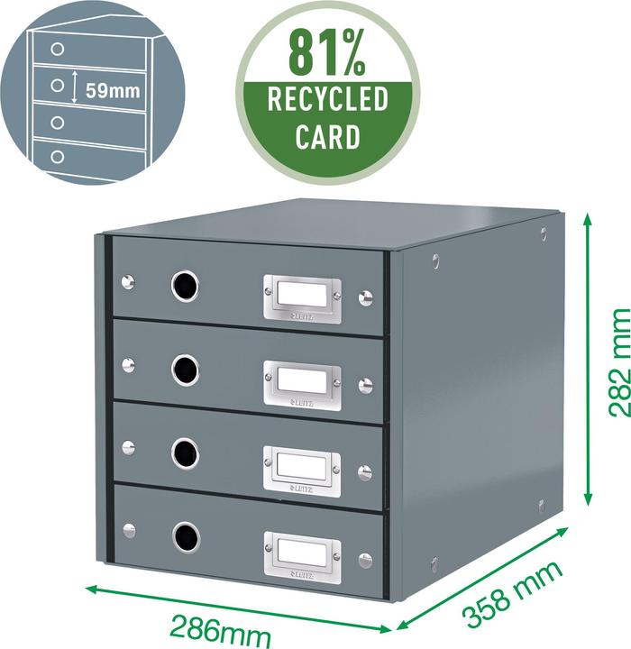 Produktbild Leitz WOW Click & Store Schubladenset (A4)