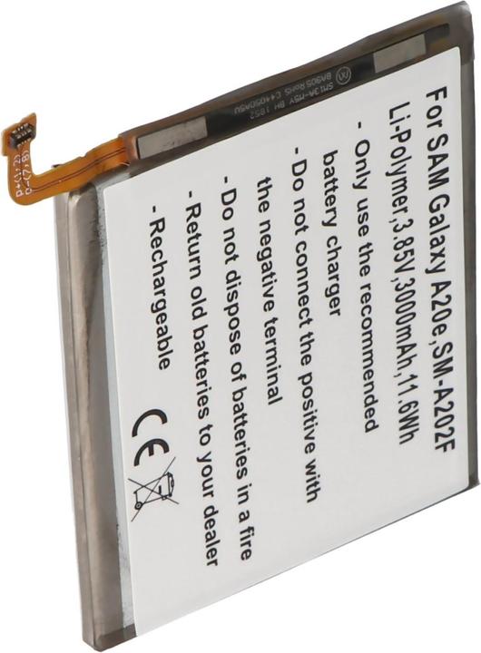 Actual product image AccuCell Battery Samsung Galaxy A20e, SM-A202F