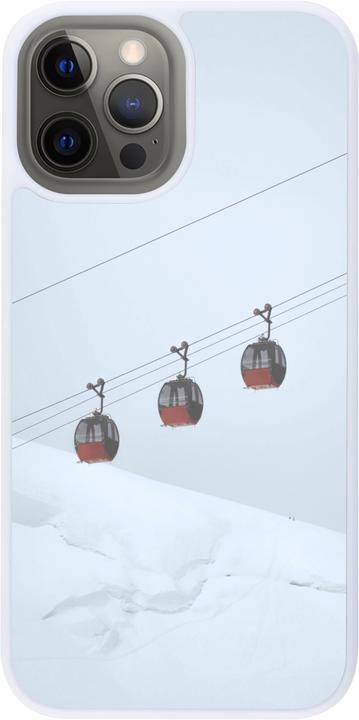 Produktbild PhoneLook Hülle Silikon weiss Winter 22 ski lift (Apple iPhone 12 Pro Max)