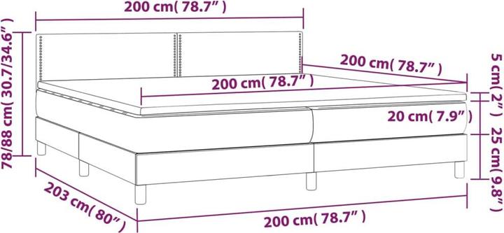 Actual product image VidaXL Alonso (100 x 200 cm, 200 x 200 cm)