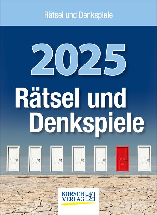 Produktbild Rätsel und Denkspiele 2025 (Deutsch)