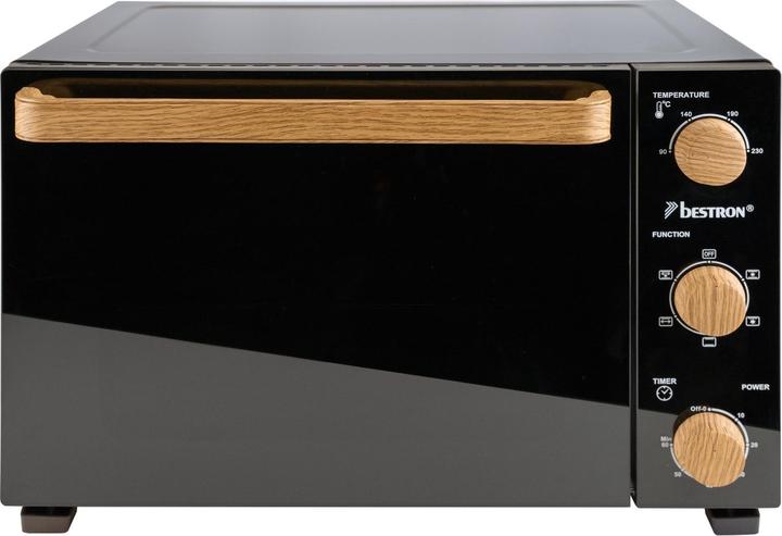 Actual product image Bestron 31 litre grill oven, Black & Wood series