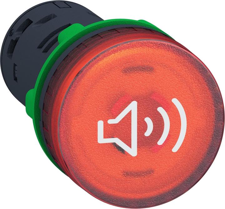 Schneider Electric Buzzer rouge illuminé 110/120V AC/DC