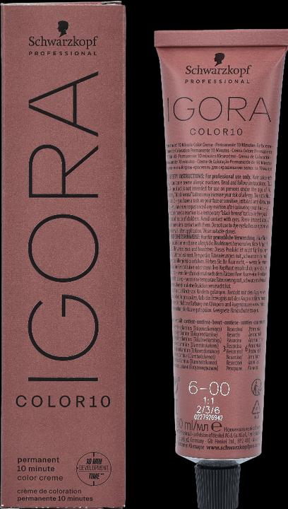 Actual product image Schwarzkopf Professional Igora Color10 hair color (6-00 Dark blonde nature extra)