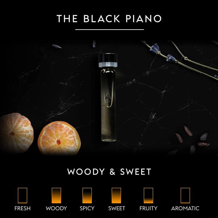 Image du produit Gammon 8741 Black Notes Parfum Starter Set A (2x20 ml), le parfum boisé et sucré BLACK PIANO pour hommes (Eau de parfum, 40 ml)