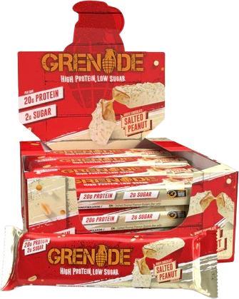 Produktbild Grenade Carb Killa Bars White Chocolate Salted Peanut (Erdnuss, Weisse Schokolade, 1 Stk., 60 g)