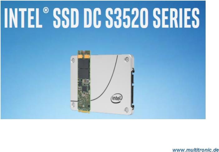 Immagine prodotto Intel SSD Flash DC S3520, 480GB, 2.5", MLC (480 GB, 2.5")