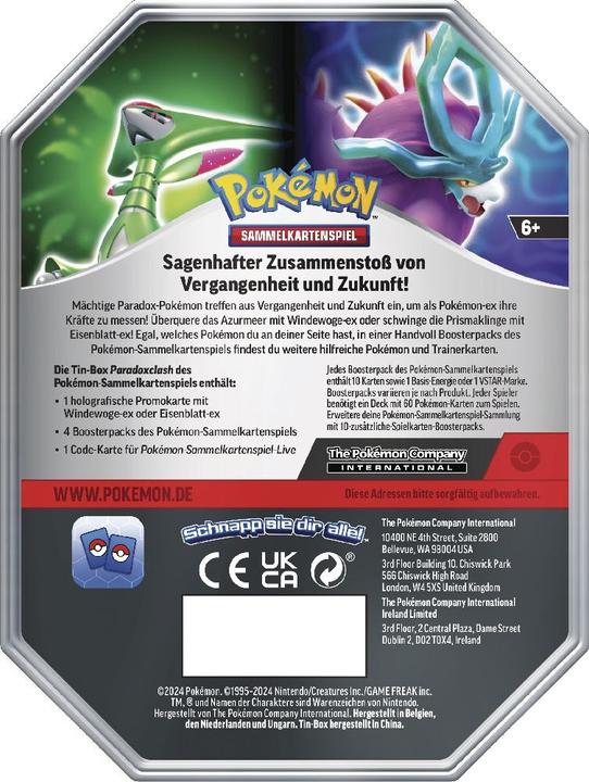 Image du produit Pokémon TCG Tin 113 *ALLEMAND* (Allemand, Pack de boosters)