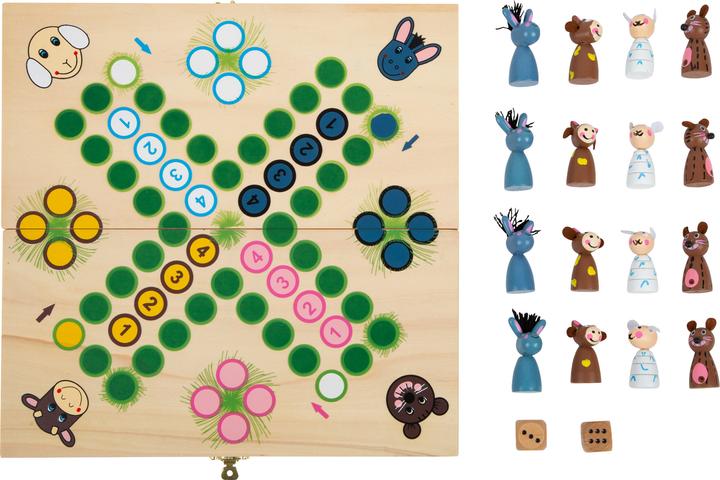 Produktbild small foot Ludo Farmtiere (Deutsch, Englisch, Französisch, Italienisch)