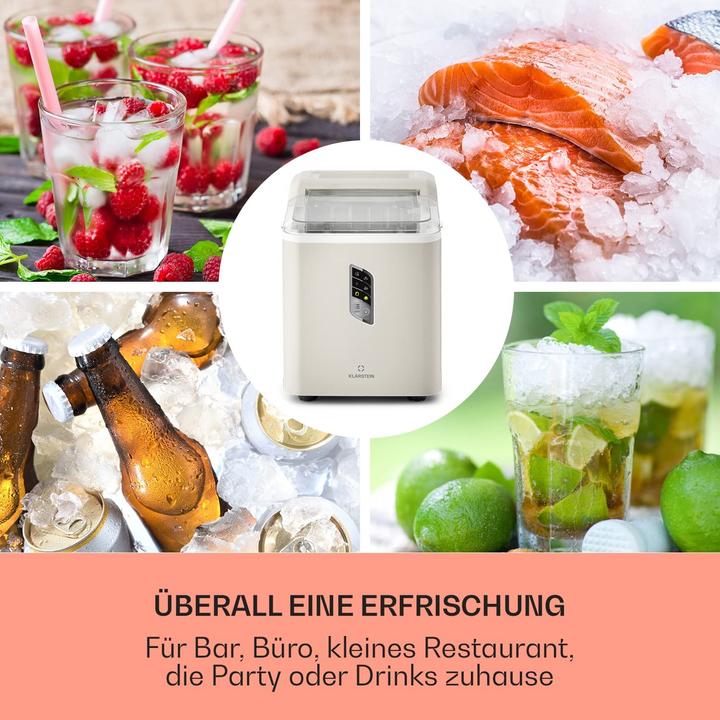 Actual product image Klarstein Ice Cube Maker Cream