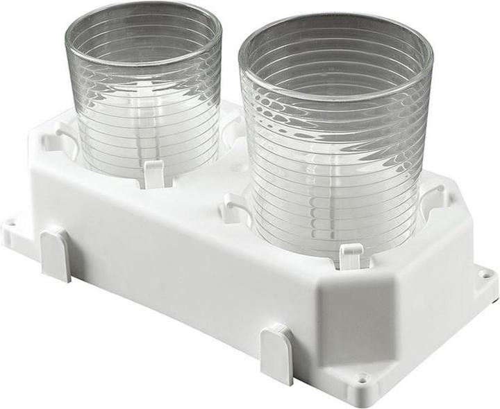Froli Glasses and cups holder 5-7 cm White