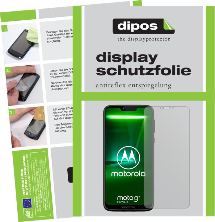 Produktbild Dipos Displayschutzfolie Antireflex (6 Stück, Motorola Moto G7 Power)