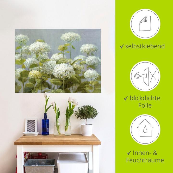 Immagine prodotto Artland Ortensia bianca da giardino B2XF (80 x 60 cm)