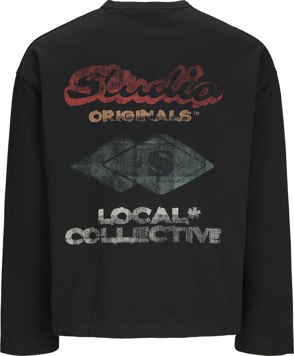Actual product image Jack & Jones Jorretiro Back Sweat Crew Neck Se25 Ln (M)