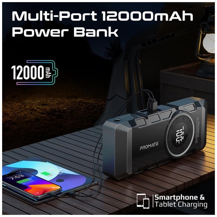 Actual product image ProMate PatrolPack-2 high-performance car jump starter (2000 A, 12000 mAh)