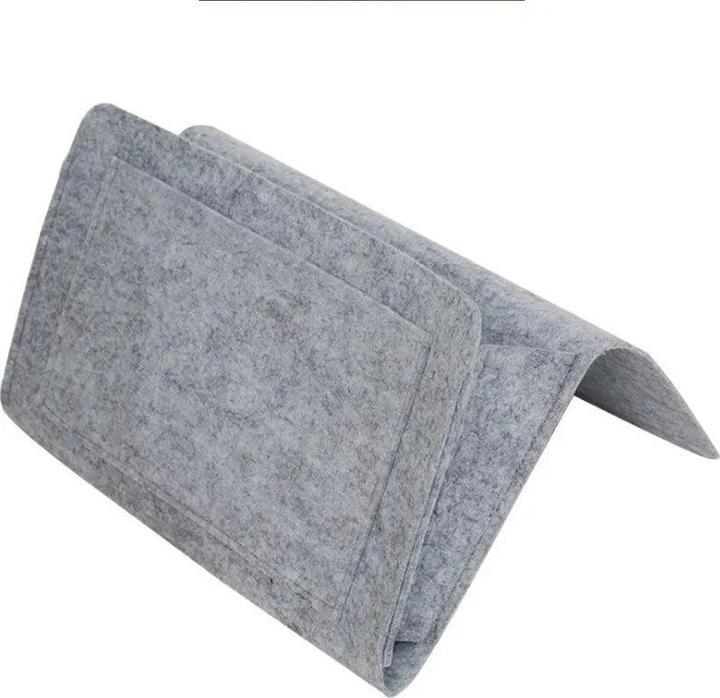 Produktbild Alopini 1pc Filz Nachttisch Lagerung Tasche Beutel hängen Lagerung Veranstalter Bett Halter Taschen