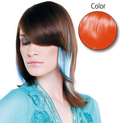 Produktbild Balmain Straight Fantasy 45cm sun orange 10 Stück Echthaar (Orange, 45 cm)