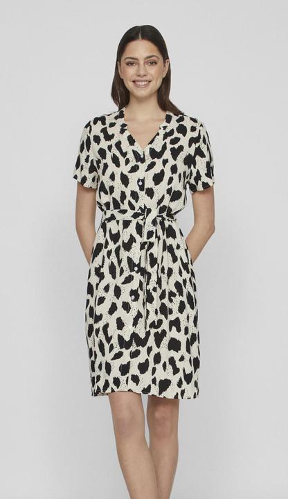 Actual product image Vila Short Sleeved Blouse Dress (40)
