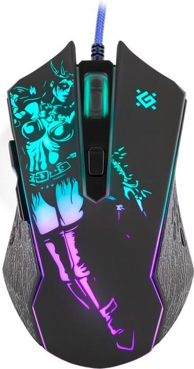 Image du produit Defender Gaming, filaire, souris optique GM-933 SIN'SISTER 7200dpi 6P rétro-éclairée (Filaire)