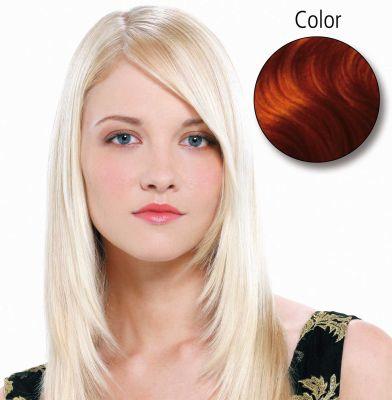 Image du produit Balmain Straight 45cm 130 rouge cuivre moyen 10 pièces Extensions fill-in cheveux humains (rouge cuivre moyen, 45 cm)