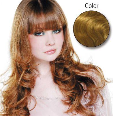 Immagine prodotto Balmain ondulato 45cm 22 molto leggero biondo dorato 10 pezzi capelli umani fill-in estensioni (Biondo oro chiaro, 45 cm)
