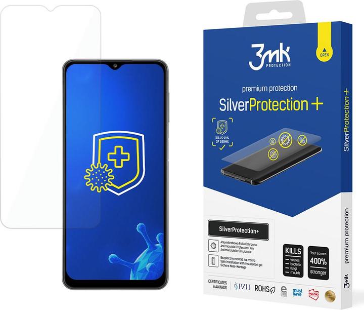 Actual product image 3MK SilverProtection+ screen protector, screen protector film (1 Piece, Samsung Galaxy A22 5G)