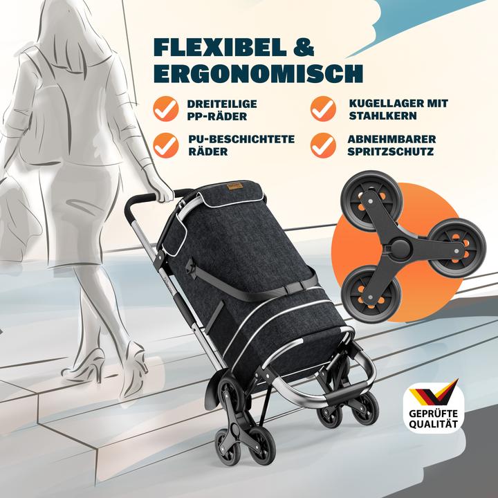 Produktbild Monzana 2in1 Einkaufstrolley