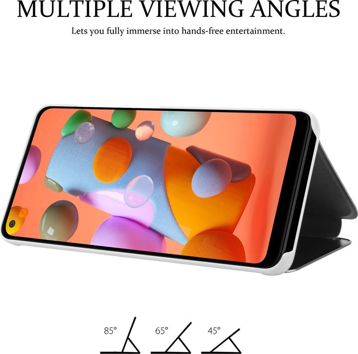 Productafbeelding Cadorabo Boek Smart View Spiegelhoes (Samsung Galaxy M11, Samsung Galaxy A11)