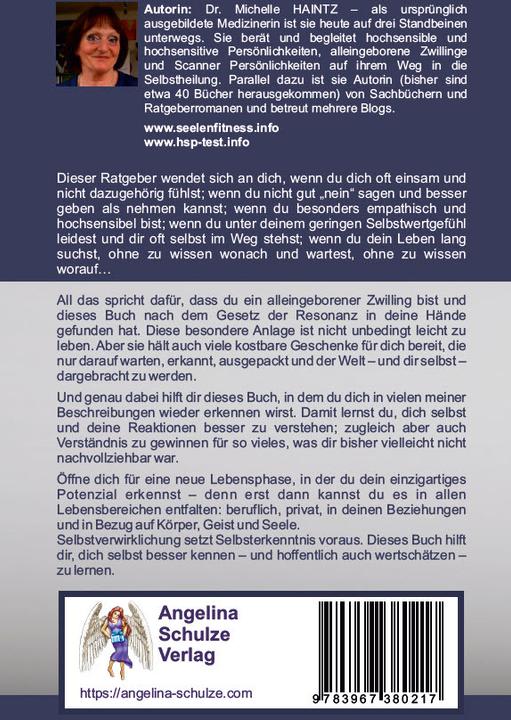 Valeurs nutritives et ingrédients Un jumeau né seul? (Allemand, Michelle Haintz, 2020)