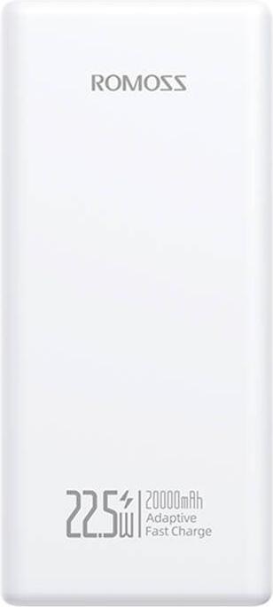 Produktbild Romoss Powerbank PRC20 20000mAh 22.5W (white) (20000 mAh, 22.50 W, 74 Wh)