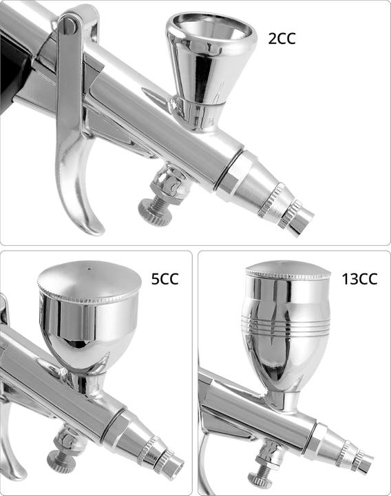 Actual product image Qwork WD10618 Airbrush kit