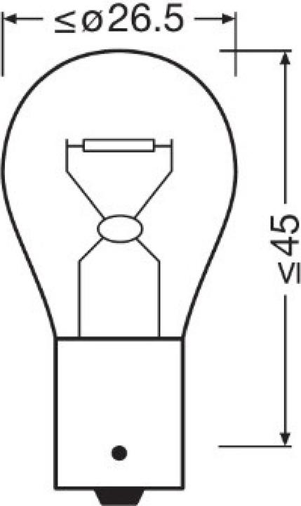 Produktbild Osram Standard P21W 21 W 12 V (P21W)