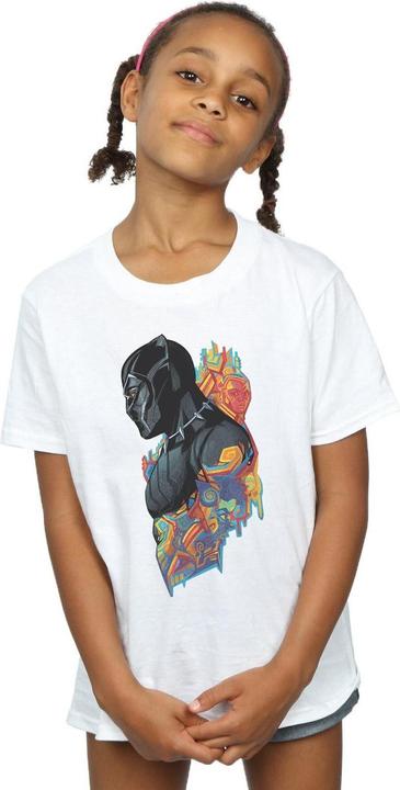 Image du produit T-shirt en coton profilé Black Panther pour fille (128)