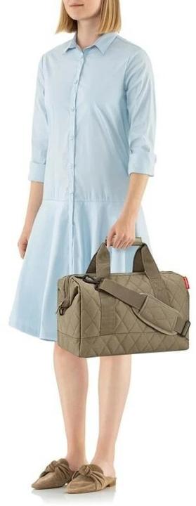 Actual product image reisenthel Shoulder Bag Allrounder M Rhombus Olive