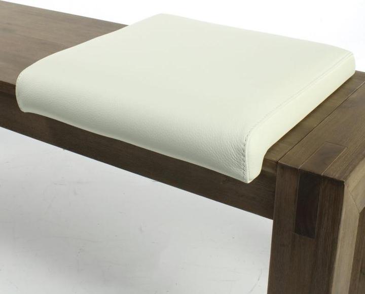 Produktbild SIX Klemmkissen Leder No. 897 Weiss (40 x 40 x 7 cm)