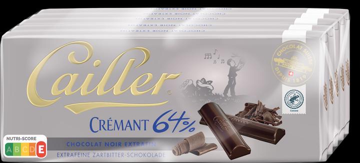 Produktbild Cailler Crémant 64% Tafelschokolade Dunkel (100 g)