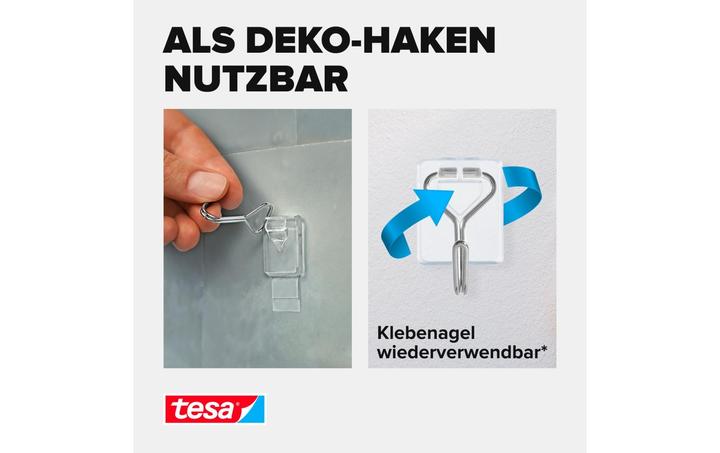 Actual product image tesa Powerstrips adhesive hooks Small