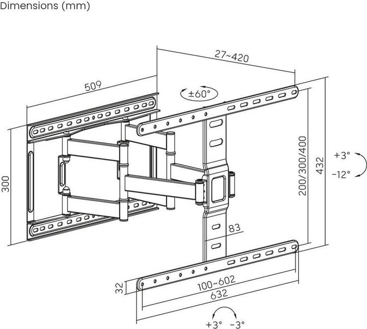 Actual product image myWall My Wall H 24 (Wall, 90", 60 kg)